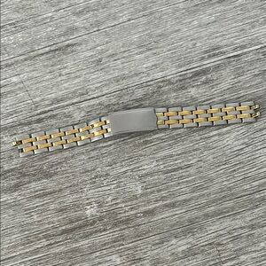 Gold and Silver tone replacement watch band